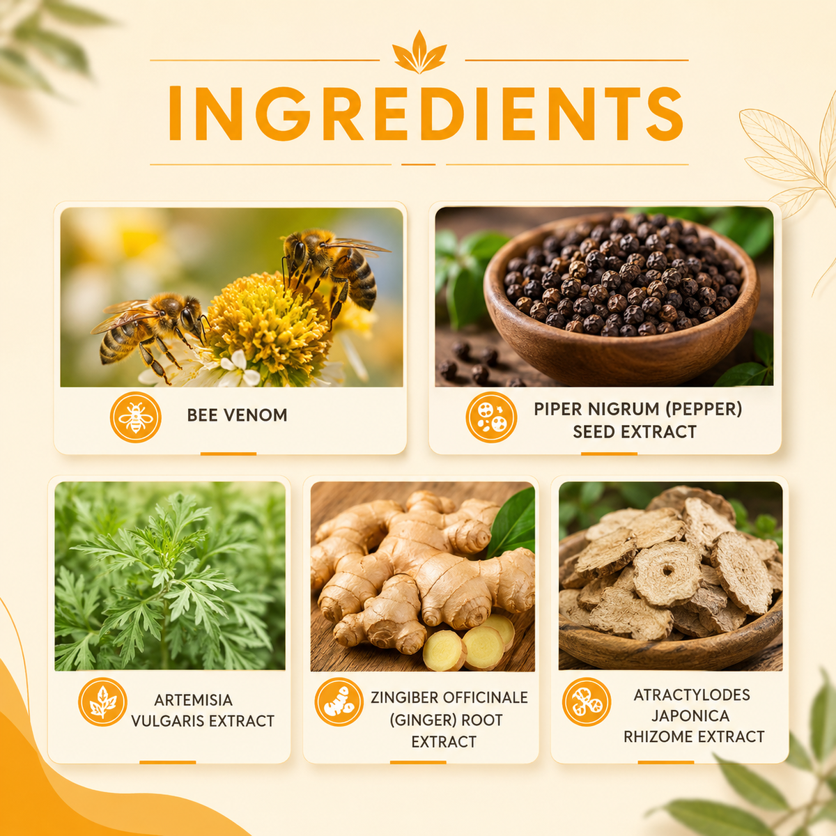 DeluNora® Bee Venom Ginger & Honey Foot Pads -Alin