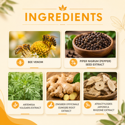 DeluNora® Bee Venom Ginger & Honey Foot Pads -Alin