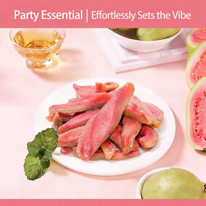 ⭐🥝Say goodbye to sugar spikes! 💐Satisfy your cravings with ourfiber-rich Red Guava slices-QZE