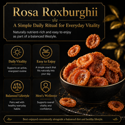 🦪🍆 Natural Support for Men’s Energy & Stamina🥒🙆‍♂️— Premium Rosa Roxburghii Slices for Everyday and Bedroom Confidence-ABB8