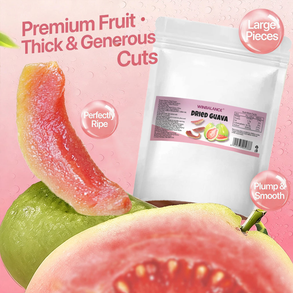 ⭐🥝Say goodbye to sugar spikes! 💐Satisfy your cravings with ourfiber-rich Red Guava slices-QZE